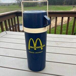 Vintage McDonald’s and Greater Cincinnati Promotional Thermos Jug with Handle